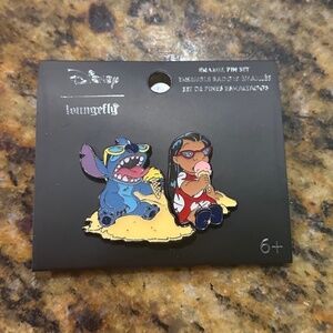 Lilo and stitch pin set Loungefly sunglasses and ice cream